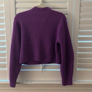 Tibi 100% merino wool cropped sweater